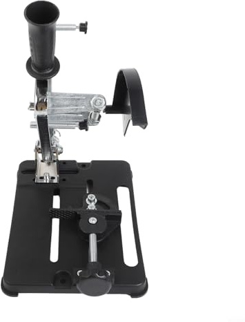Profi Winkelschleifer Stützständer für 100-150mm Modelle mit Doppellagerfuß Verstellbarer Spanner und Funkenschutz für Werkstattsicherheit schwarz