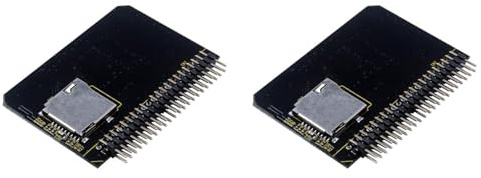 Deechate 2X Mini SD to 2.5In 44Pin IDE Adapter Card TF Card to IDE 44Pin Hard Disk Adapter Card for Laptop