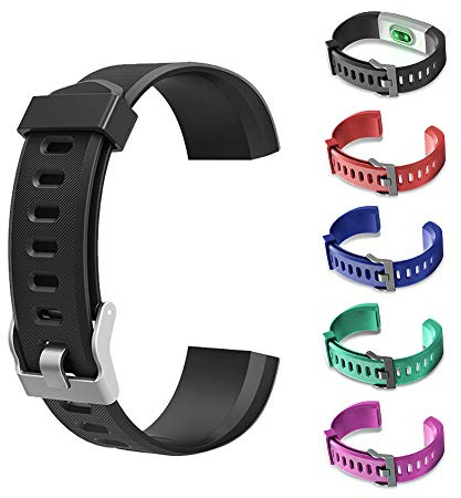 AGZHU Correas de repuesto, correas ajustables, coloridas correas de repuesto para reloj inteligente ID115Plus HR