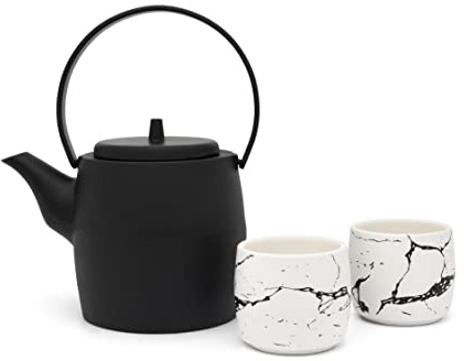 Bredemeijer Kobe Set Regalo, ghisa, Nero, 1200ml