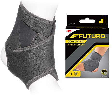 FUTURO Comfort Fit Sprunggelenk-Bandage 04037, Anpassbar (17.8 cm – 29.2 cm)