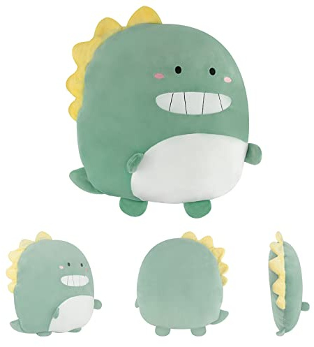 Surplex Dinosauri Giocattolo in peluche, Morbido Cuscino Peluche Decorazione Domestica Creativa per Sedia da Ufficio Divano Letto, Animali Giocattolo Regalo Compleanno Natale Per Bambini(34cm/13.4)