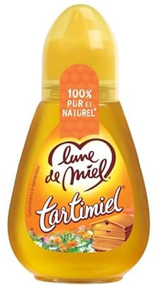 Lune de Miel - Tartimiel Souple 250 G - Miel cristallisé pour un petit déjeuner gourmand - Pot de 250.0 g. - Lot De 4 - Vendu Par Lot