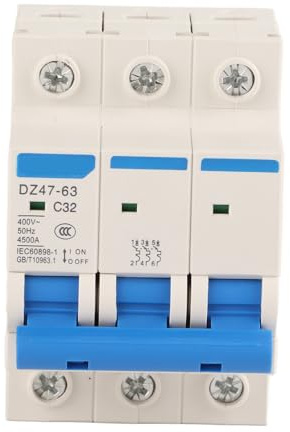 Dz47‑63 3P 32A 400 V Erdschlussschutz-Leistungsschalter, Miniatur-Leistungsschalter, Luftschalter, Thermische Leiterplatten-Prototyping-Boards, Überlast-Kurzschutz