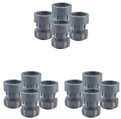 Lot de 3 tapis anti-vibrations pour machine à laver - Amortisseur de chocs - Réglable