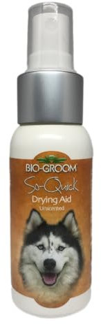 Bio-Groom - So Quick - Schnelltrocknungsspray - Hundespray - Entwirrungsspray für Hunde - Unparfümiert und frei von Tierquälerei - 59 ml