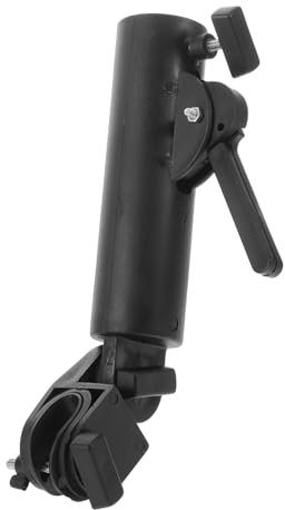 KOMBIUDA Golf Cart Umbrella Holder Clamp Adjustable Dual Lock Golf Umbrella Stand