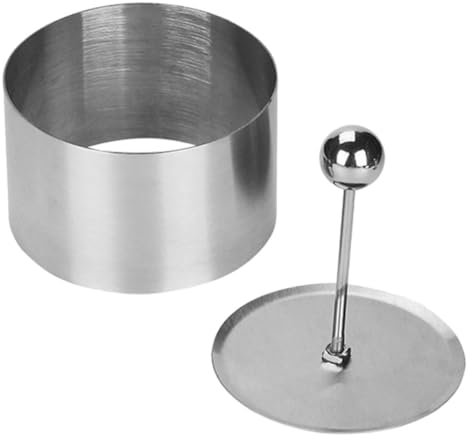 Alipis Stampo Per Tiramisù Fai Da Te e Onigiri Rotondi, in Acciaio Inossidabile, Piccolo, Per Preparare Polpette Di Riso e Sushi, Utensile Pratico Per Cucina Domestica