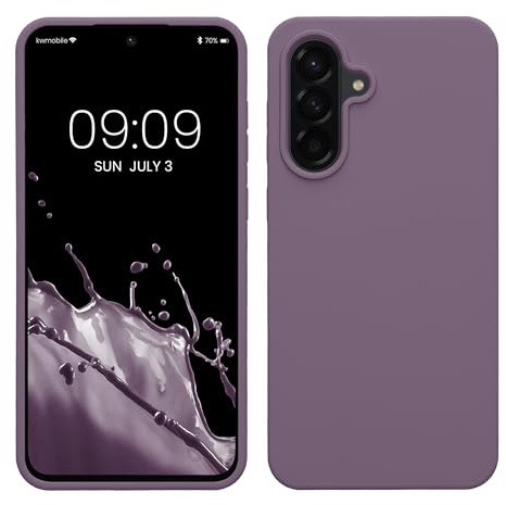 kwmobile Handyhülle für Samsung Galaxy A56 5G Hülle - Case Silikon - Kabelloses Laden - Schutzhülle Cover in Helle Iris