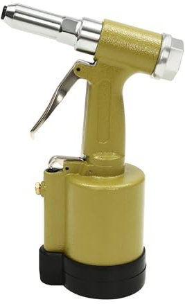 Loobiiny Pistola de remache neumática,Pistola de remaches ciegos,Pinzas neumáticas con boquillas de plomo y botella colectora de remaches