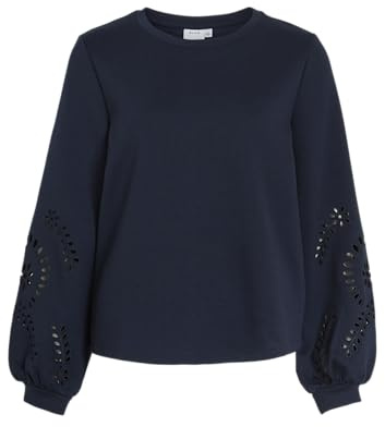 Visandy L/S detaljtröja – Noos, marinblå blazer, XXL