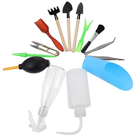 SUPVOX Kit Outils de Jardinage pour Maison Pelle Arrosoir Vaporisateur Fournitures de Jardinage Accessoires de Plantation