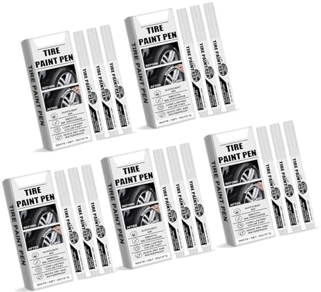 15 Marcatore Per Pneumatici Auto La Riparazione Gratta Vernice Bianca Asciugatura Rapida Resistente Alla Temperatura Resistente Alle Temperature Facilmente Applicazione