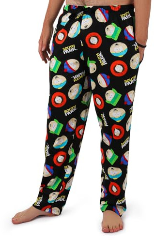 South Park Men’s Lounge Pants – 100% Cotton Sleep Trousers with Elasticated Waist, Novelty Nightwear Pyjama Bottoms, Official Merchandise, Sizes S-XXL (XXL)