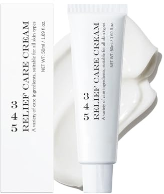 345 Relief Cream - 345 Intensive Sooth Cream - Koreanische Hautcreme für das Gesicht - Feuchtigkeitscreme Gesicht für trockene Haut - Face Moisturizer für Männer und Frauen