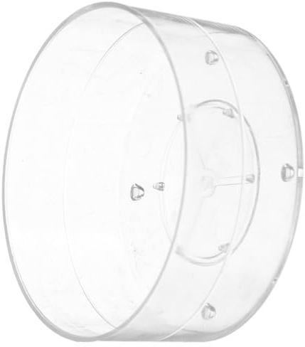 Coupelle Plastique Ronde pour Bougie Chauffe-Plat, Lot de 100 Pièces | Accessoire Bougie, Porte-bougie Transparent, pour Projets DIY et Mariages, Réutilisable