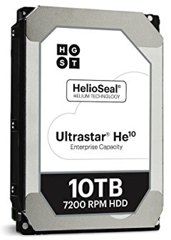 HGST Ultrastar HE10 10TB Interne Festplatte HUH721010ALN600 3.5Zoll HDD SATA 6Gb/s 7200RPM 24/7 (reconditionné)
