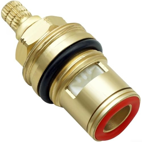 Brass Faucet Cartridge Assembly for T&S Brass 013788-45, Hot Water Tap Repair Valve Core, Plumbing Replacement Part with High Pressure Resistance up to 125 PSI(013787-45)