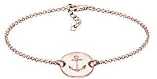 Elli Armband Damen Anker Plättchen Maritim 925 Sterling Silber