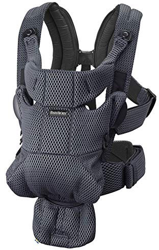 BabyBjörn Babytrage Move, 3D-Netzstoff, Anthrazitgrau
