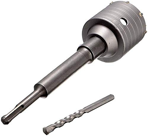 Bohrkrone Ø 100 mm Set inkl. SDS Plus Verlängerung 220 mm – Kernbohrer für Beton & Stein – Dosensenker, Dosenbohrer & Kronenbohrer