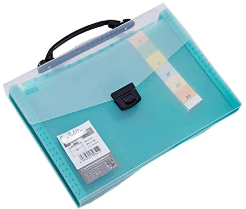 Mappe Schnellhefter Aktenordner 3pc 13 Pockets-Griff tragbare erweiterbare mehrfarbige A4-Akkordeon-Dateimanager Business Office Student Geschenke Sammelmappe (Color : C, Size : 3PC)