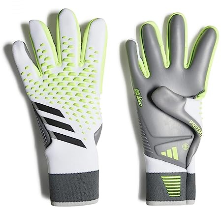 Adidas Unisex Goalkeeper Gloves (W/O Fingersave) Pred Gl Pro, Bright Royal/Lucid Lemon/White, IA0862, 10-