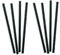 PARENCE - Lot de 25 Pailles en Carton Noir - Élégance et Respect de l'Environnement - Recyclable - 14 CM