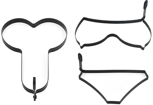 CHUANGOU 3 Piezas Molde para Tortilla De Acero Inoxidable，Anillos De Huevo De Acero Inoxidable，para Freír Huevos De Diferentes Formas Molde para Huevos Fritos.