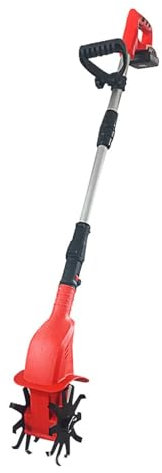 Motozappa da Giardino Senza Fili,Batteria Massima 20 V,Potente Coltivatore Elettrico Per Prato,Larghezza di Lavoro 32 cm,Profondità di Lavorazione 25 cm(2ABattery)