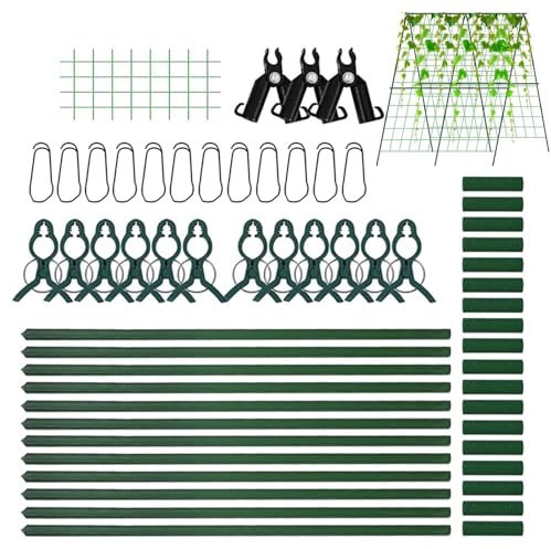 Gartenspalier-Aufstieg | 48 x 48 Zoll A-Rahmen-Gartenspalier | Faltbares Gartenspalier | Pflanzenstützgitter | Garten-Gemüse- -Ranken-Spalier