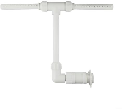 Oben Schwimmbadbrunnen, Einstellbare Pool Wasser Dual Spray Sprinkler Wasserfall Sprüher, Pool Wasserfall Sprayer für Hinterhof Outdoor