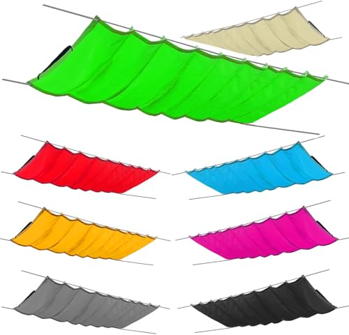 Sonnensegel einziehbares Sonnensegel Pergola Markise Wasserdicht Sonnenschutz Garten verstellbar 100% Schutz vor UV-Strahlungen(B:300cm L:600cm, Grau)