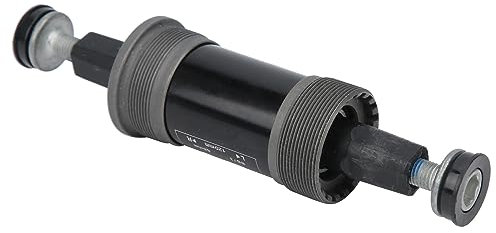 Dilwe Fahrrad-Innenlager, Abgedichtetes Metall-Vierkant-Innenlager mit Schrauben für Mountainbike-Ersatzteile (120mm