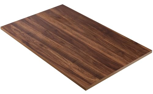 Kaboon 36x24 inches Tabletop, Solid One-Piece Desktop for Sit Stand Desk, Double Desks, L Desk DIY,Wood Countertop Home or Commercial Use,1 inch Thick, Dark Walnut
