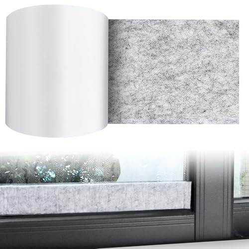 ENUTROF Fieltro Adhesivo Muebles Rollo 300x10cm Almohadillas de Fieltro | Autoadhesivas Protector Patas Muebles Antideslizante Protectores (3M 10CM)