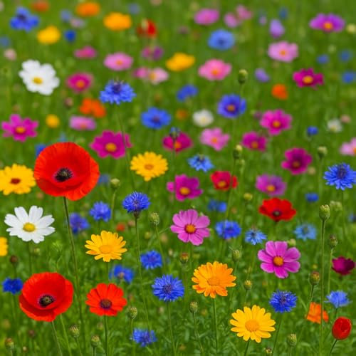 300 semi Fiori da seminare - L'Attico d'Abondanza - GIORNO DI FESTA - Miscela di Fiori