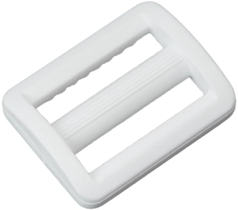 AERZETIX - Juego de 15 Hebillas de ajuste deslizantes - pasador de correa 20mm - para mochila bandolera cinturón manualidades - color blanco - en plástico
