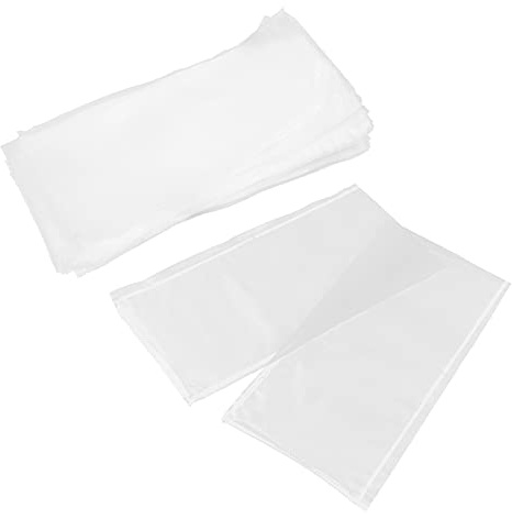 Dioche EcoFriendly PVA Water Soluble Bait Bags for Carp Fishing - 70x140mm Biodegradable Fishing Bait Bags - [50 Pack] QuickDissolve European Carp (70 * 140mm)