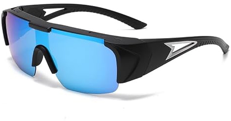 STGATN Polarisiert Überzieh Sonnenbrille Herren und Damen, 155MM Übergroß Ultra Leicht Überbrille für Brillenträger über Normale Brille, UV400 Schutz Fit Over Sunglasses für Fahren Angeln