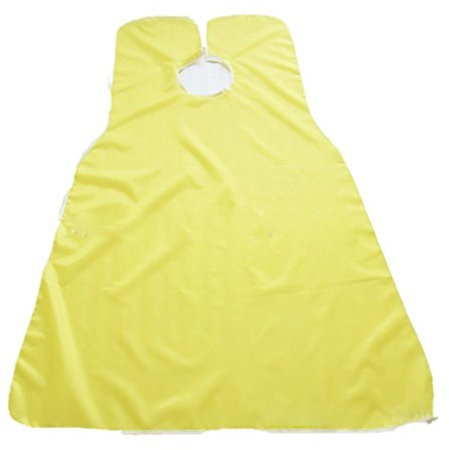 Pettorina da barba, per barba e barba, non più disordine, mantello per capelli per il viso, mantello per barba e capelli, ottimo regalo per fidanzati/marito/papà (giallo)