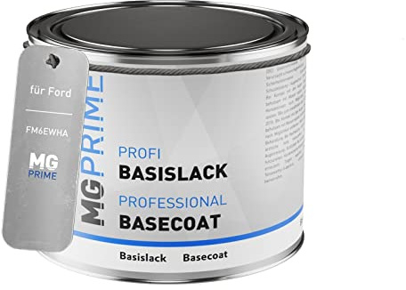 MG PRIME Autolack Dose für Ford FM6EWHA / PN4DQ0 / U Magnetic Metallic 0,5L | Magnetic Grau Metallic, Basislack, Literware, spritzfertig