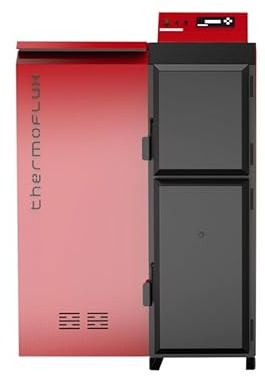ThermoFlux Pelletkessel | Pelling 25 ECO | 25kW | 135kg Behälter links
