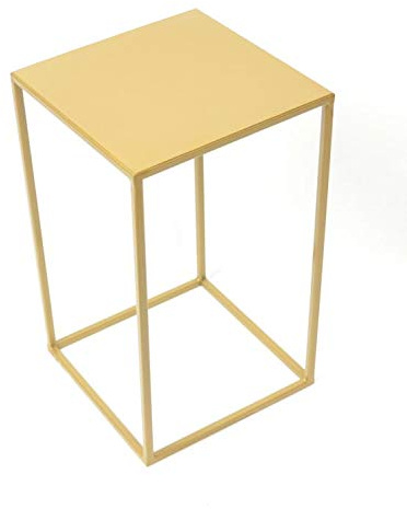 DIXIE STORE Jardinière | Plate-Bande Loft en Métal 363 Jardinière | Support pour Plante Imaginatif | pour La Décoration Intérieure et Extérieure, Grande Impression, Or