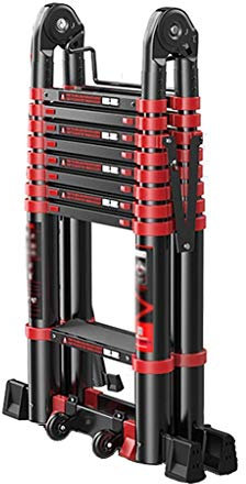 MHBGX Sgabello a Gradini, Sgabello a Gradini Pieghevole, Sgabello a Gradini da Cucina Sgabello a Gradini a Scaletta a Scaletta,un,1,7 M + 1,7 M (4 Fasi + 4 Fasi)