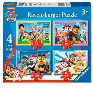 Ravensburger - Puzzles Paw Patrol B 4 Pack | Puzzle Bambini 3 Anni In Su | Regalo Bimba 3 Anni In Su 72 Pezzi | Puzzle Bambini 19 X 14 Cm | Puzzles Stitch Bambina