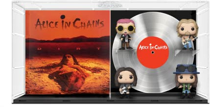 Funko POP! Albums Deluxe: Alice in Chains - Jerry Cantrell - Dirt | Offizielles Musik Merch - Vinyl Sammelfigur als Regal Deko - Geschenkidee zum Geburtstag für Fans und Sammler
