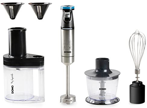 DOMO DO9254M Ensemble mixeur 'My Vegetable' 4-en-1 - incl. coupe-spirale 800W