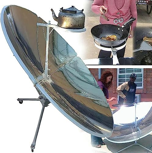 Cuiseur solaire, gril solaire, cuiseur solaire parabolique, cuiseur solaire concentré, four solaire parabolique, cuiseur portable, outil de chaleur à concentration alimentaire pour barbecue de campi