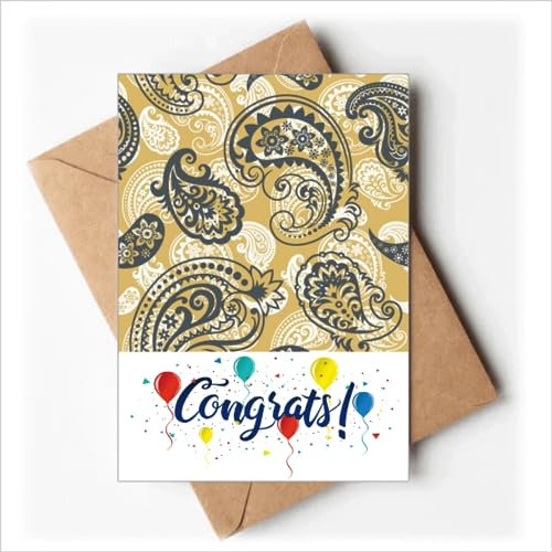 Drucken Wiederholen Tuch Khaki Bunte Kunst Hochzeit Karten Glückwünsche Gruß Umschläge